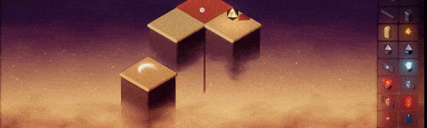 ingame level designer is used to easily create new levels in Cubia
